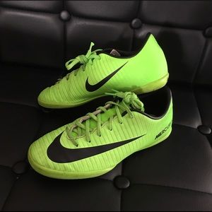 Green Mercurial X Soccer Shoes